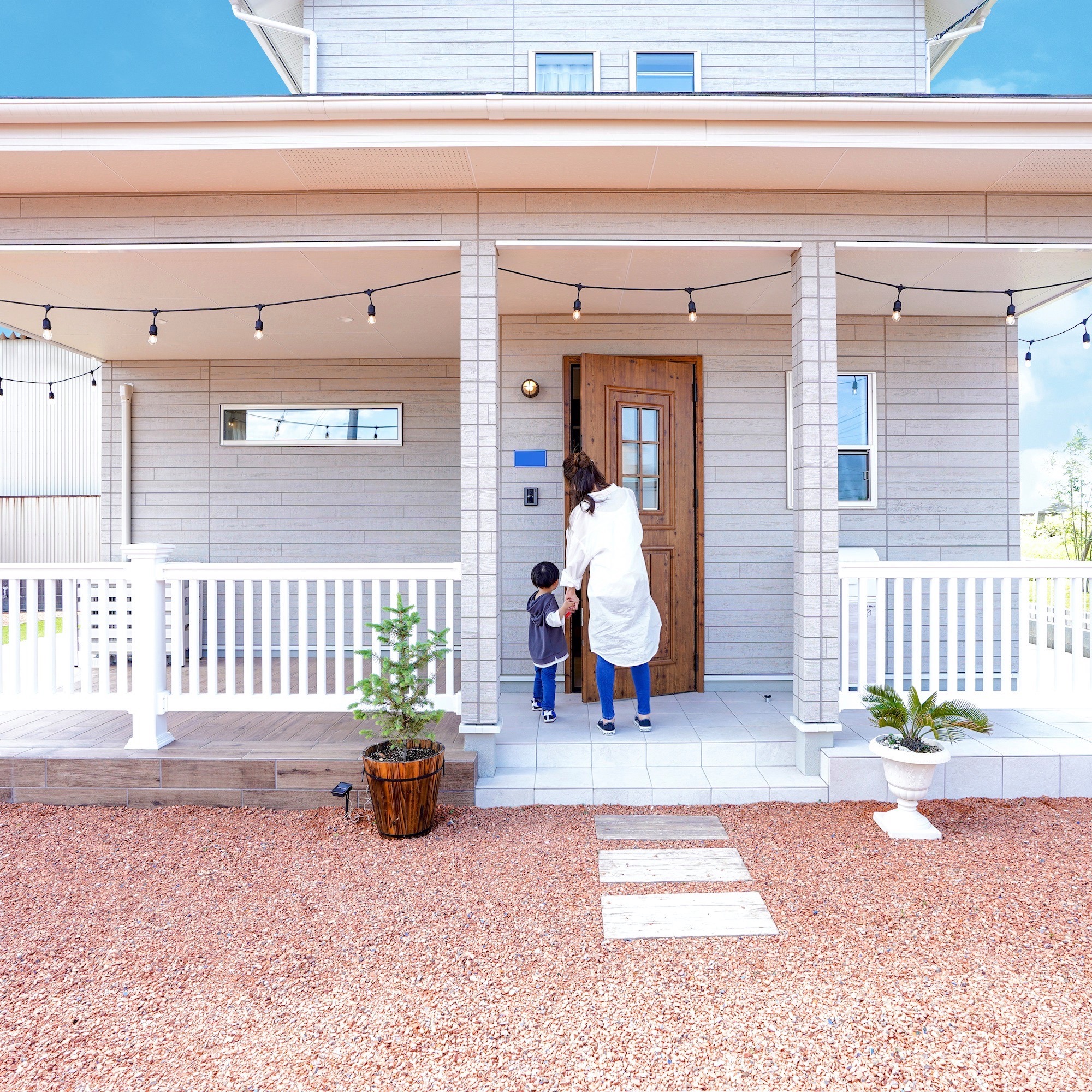 ずっと憧れていた海外ドラマのような家がマイホームに 三重県四日市市 A様 三重県 愛知県 岐阜県の注文住宅ならアサヒグローバルホーム