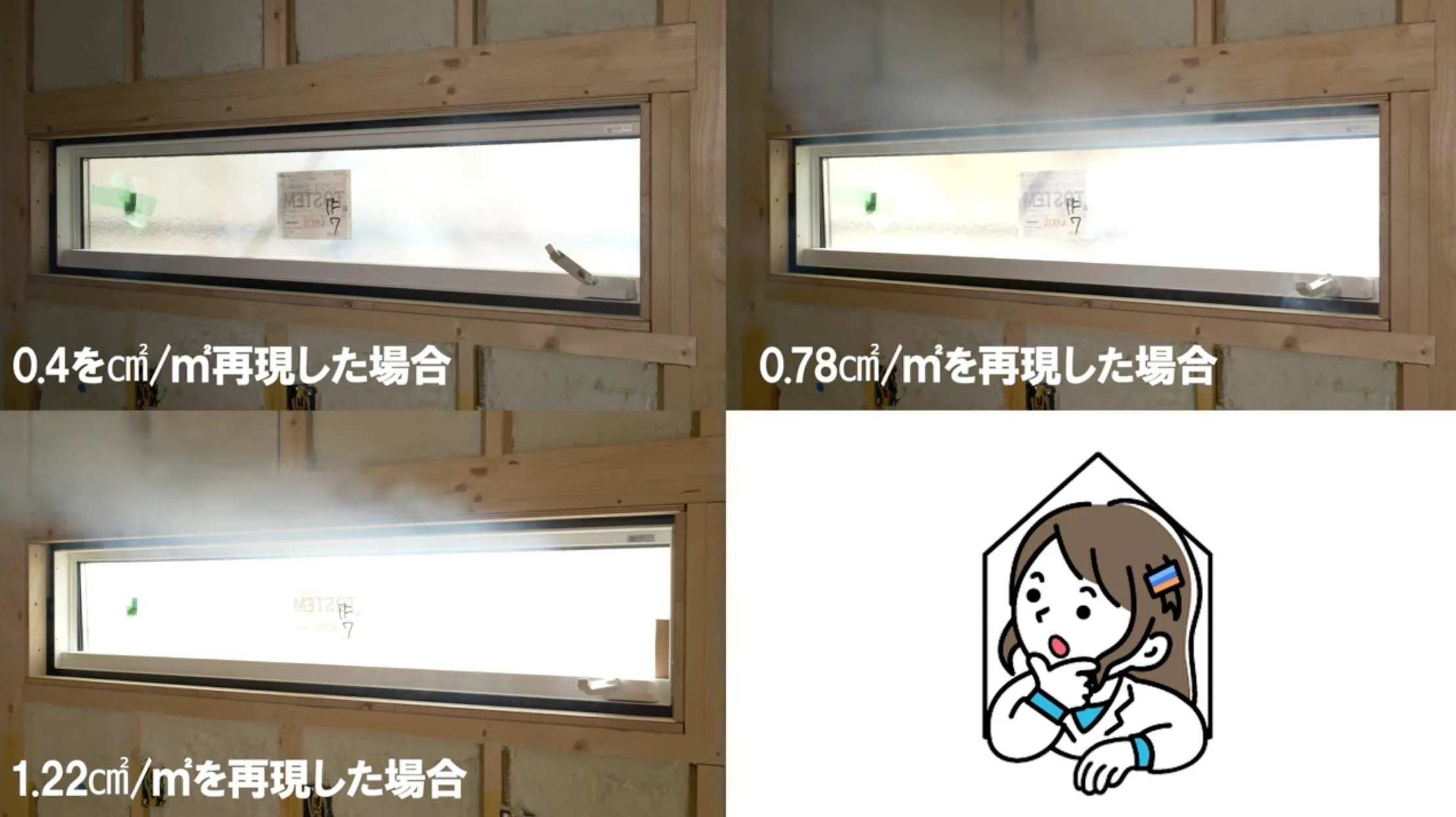 外気の流入状況