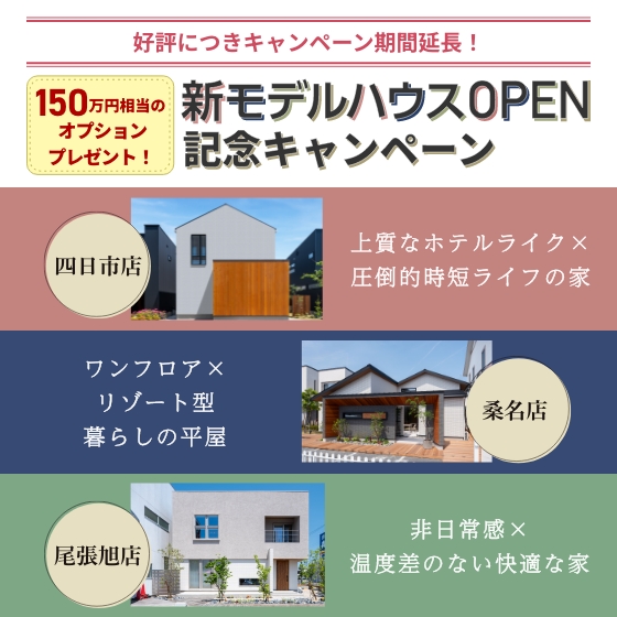 新モデルハウスOPEN記念キャンペーン